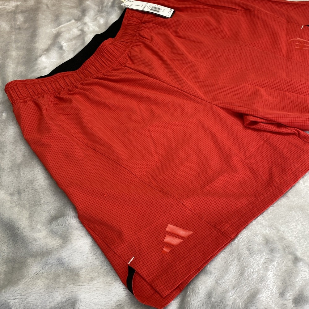 Adidas Mahomes D4T Training Shorts Mens Large Red JE4333 Patrick Mahomes Gym - Picture 4 of 7
